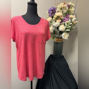 BCG Women's Red Short Sleeve Tee